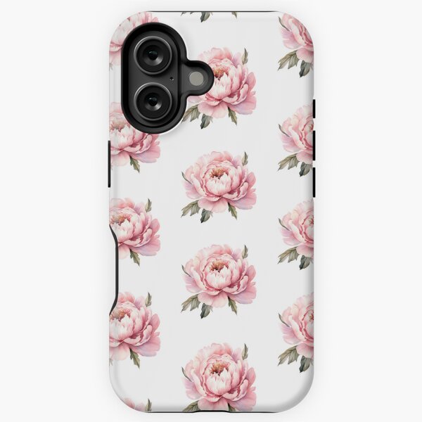 Item preview, watercolour pink peony flower designed and sold by LivsPlantHouse.