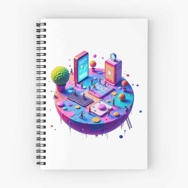 Item preview, Miniature Technology Planet - Fun Gift for Geeks and Tech Lovers designed and sold by StormArte.