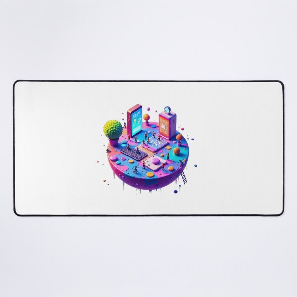 Item preview, Miniature Technology Planet - Fun Gift for Geeks and Tech Lovers designed and sold by StormArte.