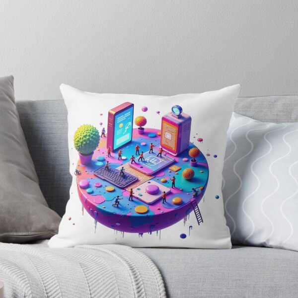 Item preview, Miniature Technology Planet - Fun Gift for Geeks and Tech Lovers designed and sold by StormArte.