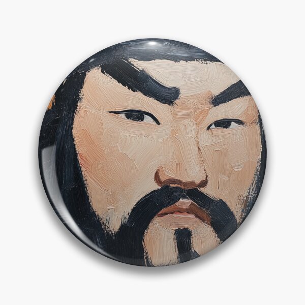 Item preview, Genghis Khan | Post-impressionist painting style designed and sold by ComicsFactory.