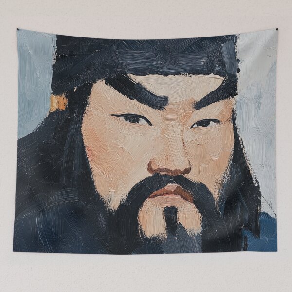 Item preview, Genghis Khan | Post-impressionist painting style designed and sold by ComicsFactory.
