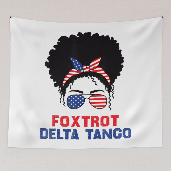 Item preview, Funny Foxtrots Deltas Tangos Quote designed and sold by Dreamy-Scenes.