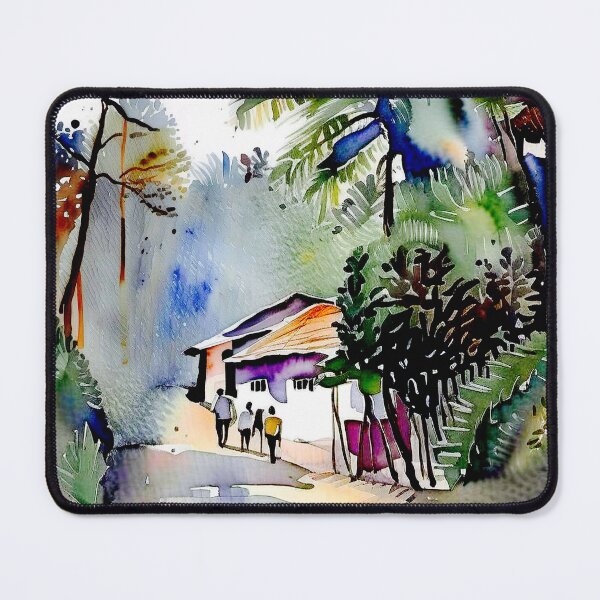 Item preview, village house on the beach in a palm grove designed and sold by subhashlimaye.