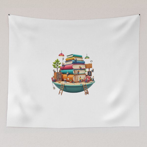 Item preview, Planet Readers Miniature - Ideal Gift for Book Lovers designed and sold by StormArte.