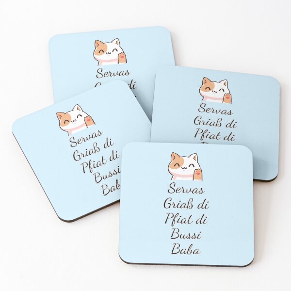 Item preview, Viennese Charm – Servas, Griaß di, Pfiat di, Bussi, Baba designed and sold by mycreastyle.
