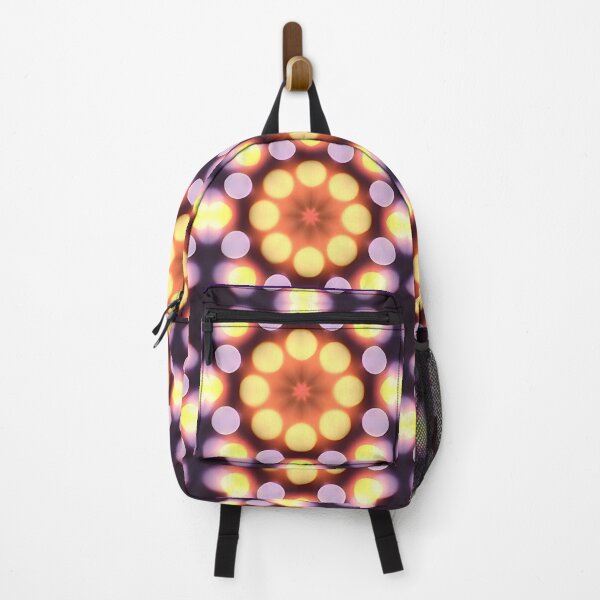 Item preview, Mesmerizing Blue Yellow Violet Blur Circle Pattern – Elegant Fabric for Living Room Decor designed and sold by naivnoia.