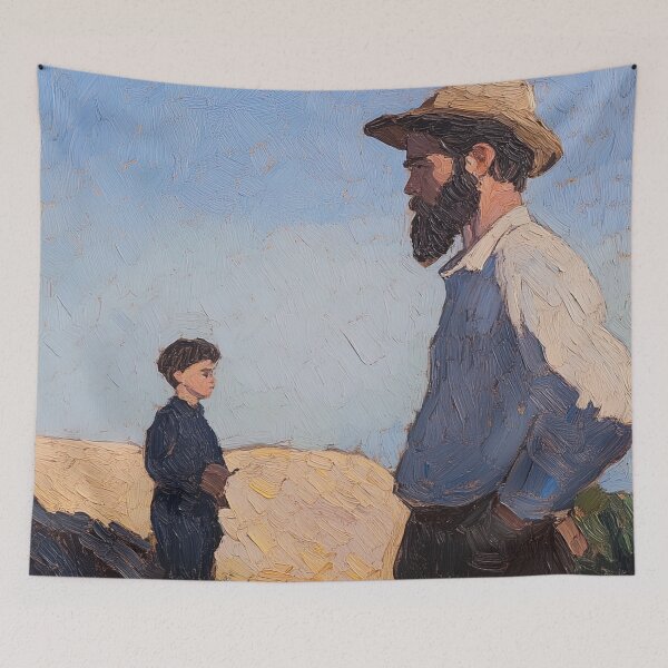 Item preview, Geologist | Post-impressionist painting style designed and sold by ComicsFactory.
