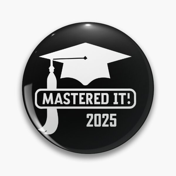 Item preview, Mastered it 2025 white - Achievement Unlocked designed and sold by EmeraldeaArt.