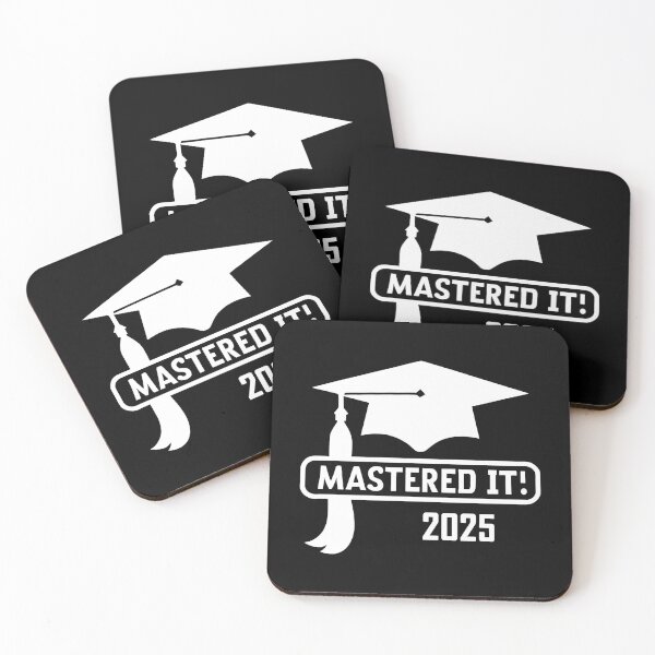 Item preview, Mastered it 2025 white - Achievement Unlocked designed and sold by EmeraldeaArt.