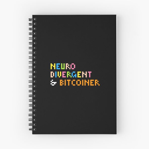 Item preview, Neurodivergent Bitcoiner designed and sold by CyberRex.