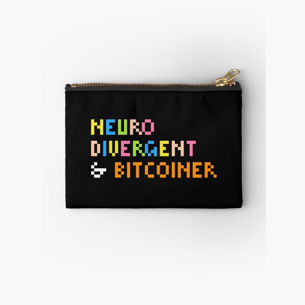 Item preview, Neurodivergent Bitcoiner designed and sold by CyberRex.