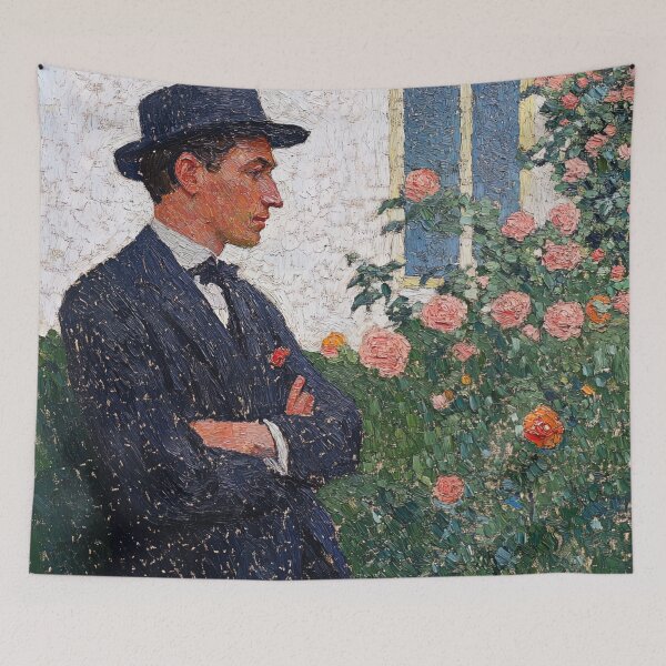 Item preview, George Arliss | Post-impressionist painting style designed and sold by ComicsFactory.