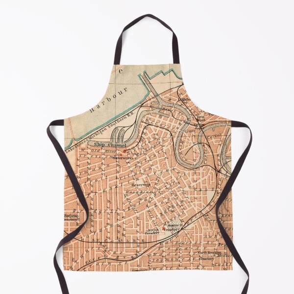 Item preview, Cleveland around 1894: Artwork, based on the original city map, for local patriots and Ohio fans designed and sold by RetroTraveller.