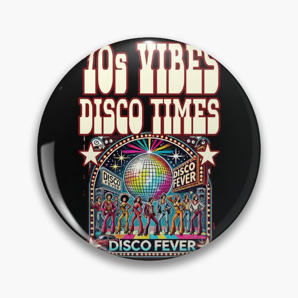 Item preview, 70s VIBES DISCO TIMES retro disco dancing clubbing design  designed and sold by Jt41.
