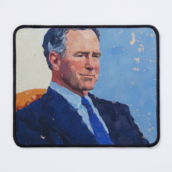 Item preview, George H. W. Bush | Post-impressionist painting style designed and sold by ComicsFactory.