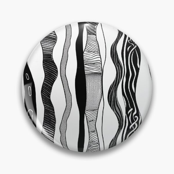 Item preview, Modern Hatching in Dynamic Waves designed and sold by MidArtForge.