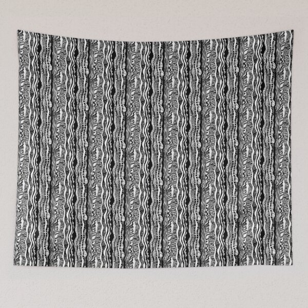 Item preview, Modern Hatching in Dynamic Waves designed and sold by MidArtForge.