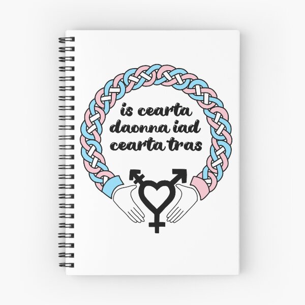 Item preview, trans rights are human rights - Irish claddagh [Gaeilge version] designed and sold by Nyctolust.