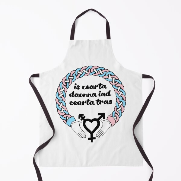 Item preview, trans rights are human rights - Irish claddagh [Gaeilge version] designed and sold by Nyctolust.