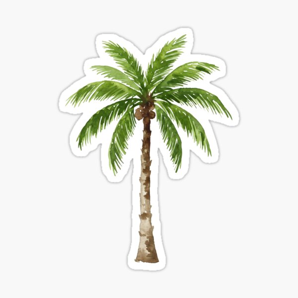 Aperçu de l'œuvre Aquarelle de palmier tropical créée et vendue par svarupa.
