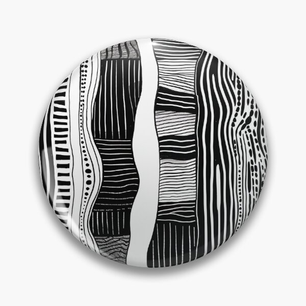 Item preview, Modern Hatching in Dynamic Waves designed and sold by MidArtForge.