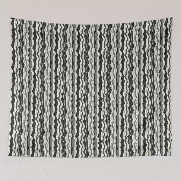 Item preview, Modern Hatching in Dynamic Waves designed and sold by MidArtForge.