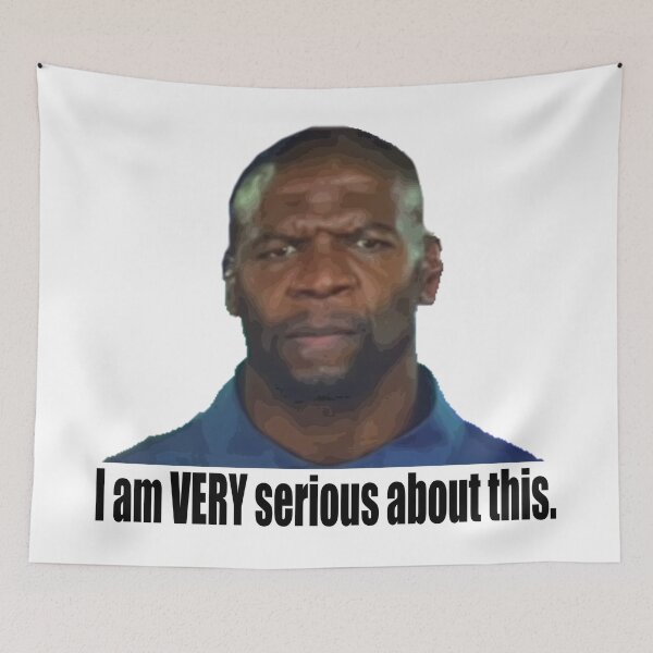 Item preview, I am VERY serious about this. designed and sold by AroundTheBend.