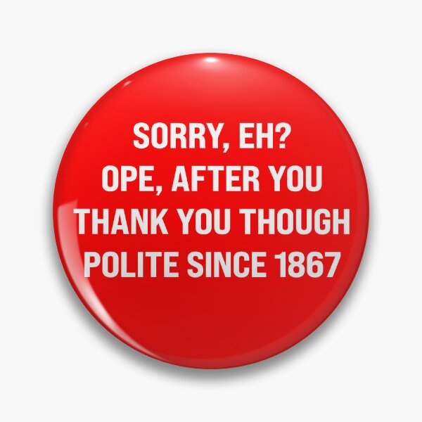Item preview, Canadian Manners Starter Pack designed and sold by Office Geek Shop.