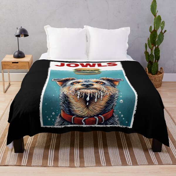 Item preview, Funny Australian Terrier and Hamburger Parody Jowls Dog Lover designed and sold by Kimberley King Art  King Art.