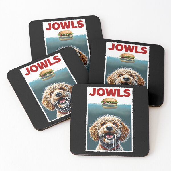 Item preview, Funny Barbet and Hamburger Parody Jowls Dog Lover designed and sold by Kimberley King Art  King Art.