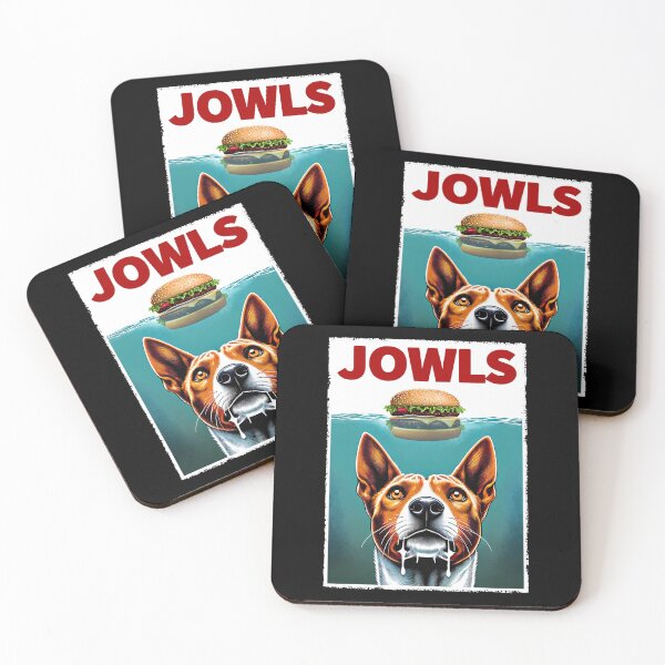 Item preview, Funny Basenji and Hamburger Parody Jowls Dog Lover designed and sold by Kimberley King Art  King Art.