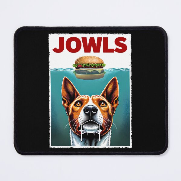 Item preview, Funny Basenji and Hamburger Parody Jowls Dog Lover designed and sold by Kimberley King Art  King Art.