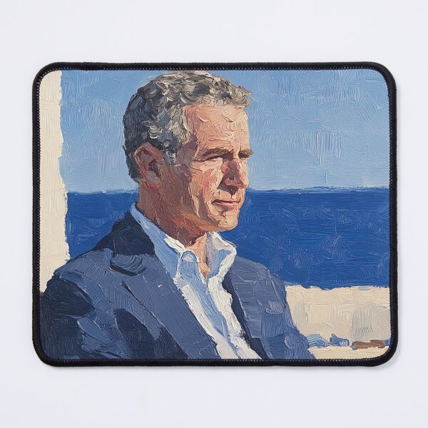 Item preview, George W. Bush | Post-impressionist painting style designed and sold by ComicsFactory.