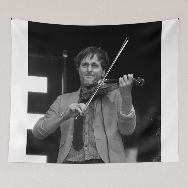Artikelvorschau, Jon Boden tritt live mit Bellowhead auf entworfen und verkauft von AndyEvansPhotos.