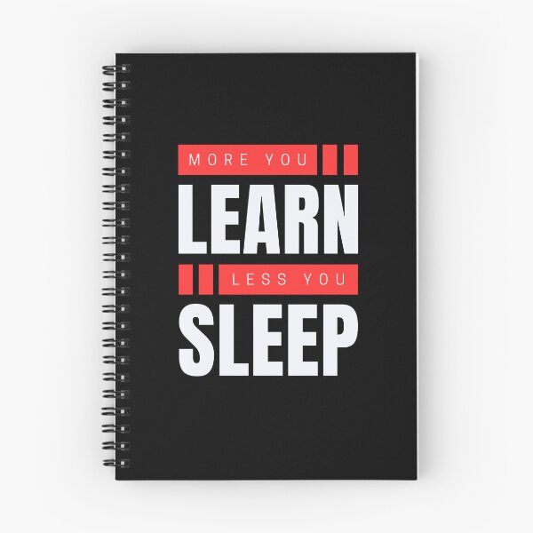 Item preview, More you learn less you sleep designed and sold by aipolohu.
