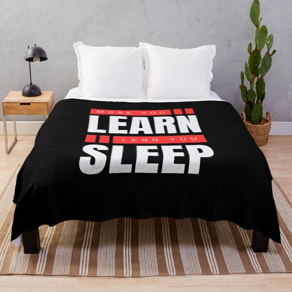 Item preview, More you learn less you sleep designed and sold by aipolohu.