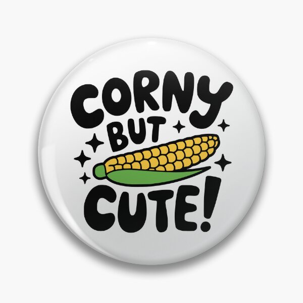 Item preview, Corny But Cute! Cute Corn Pun designed and sold by PMCreative.