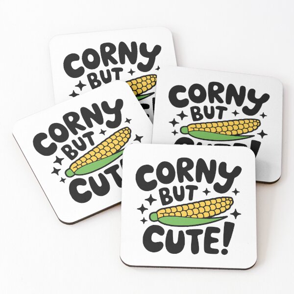 Item preview, Corny But Cute! Cute Corn Pun designed and sold by PMCreative.