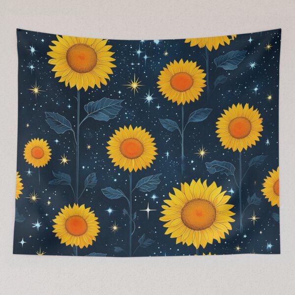 Item preview, Sunflowers Under the Stars designed and sold by Art Garden.