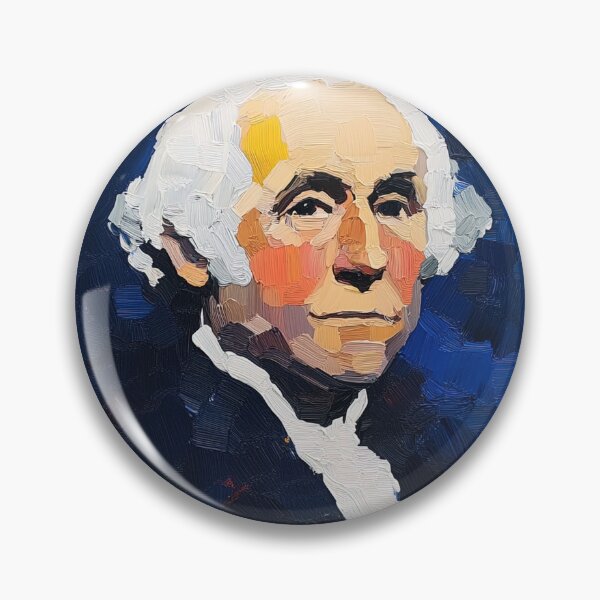Item preview, George Washington | Post-impressionist painting style designed and sold by ComicsFactory.