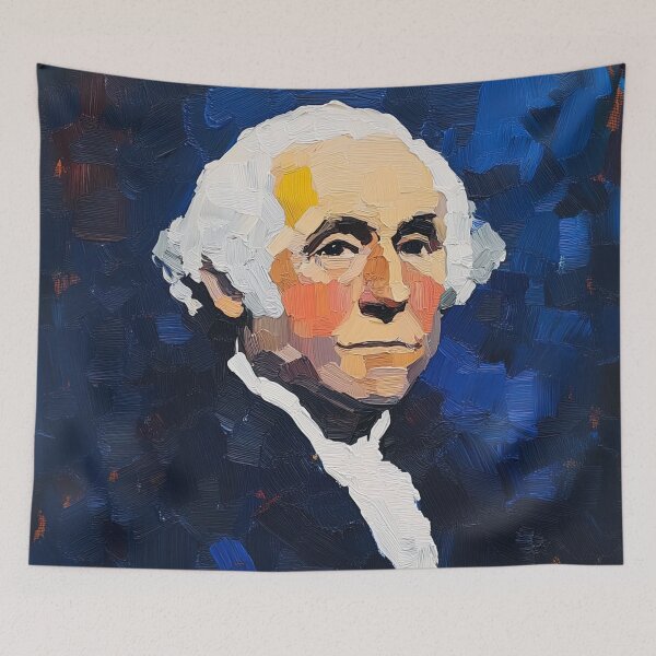 Item preview, George Washington | Post-impressionist painting style designed and sold by ComicsFactory.