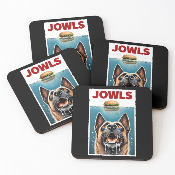 Item preview, Funny Belgian Malinois and Hamburger Parody Jowls Dog Lover designed and sold by Kimberley King Art  King Art.