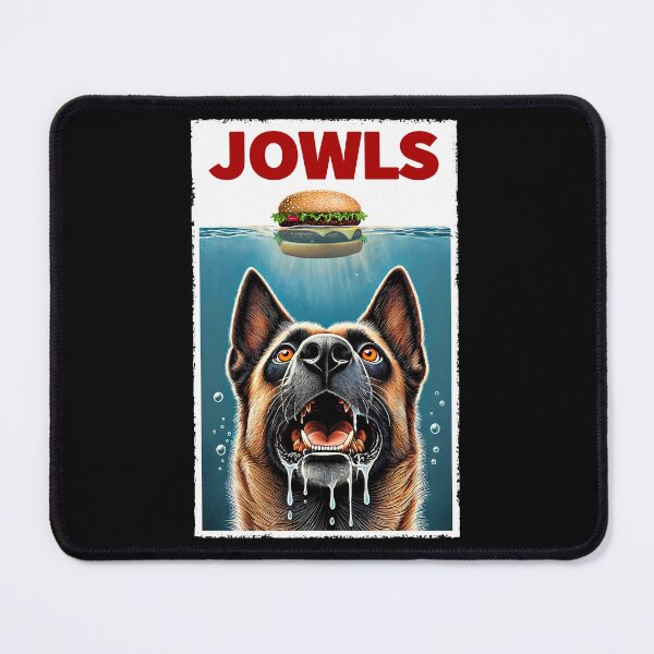 Item preview, Funny Belgian Malinois and Hamburger Parody Jowls Dog Lover designed and sold by Kimberley King Art King Art.
