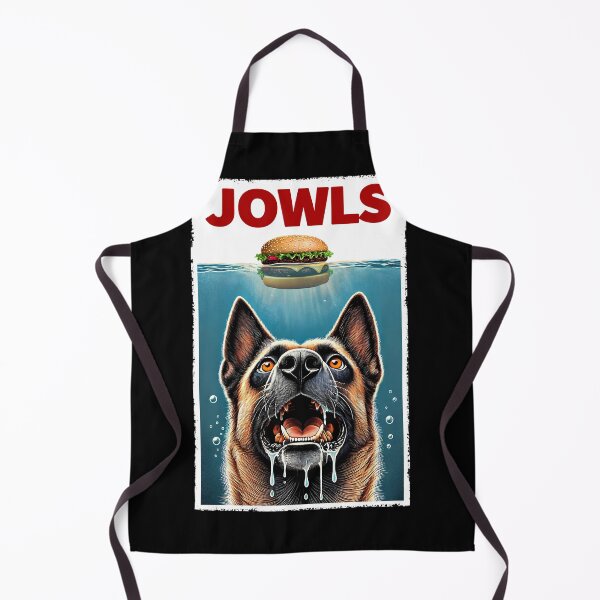 Item preview, Funny Belgian Malinois and Hamburger Parody Jowls Dog Lover designed and sold by Kimberley King Art King Art.