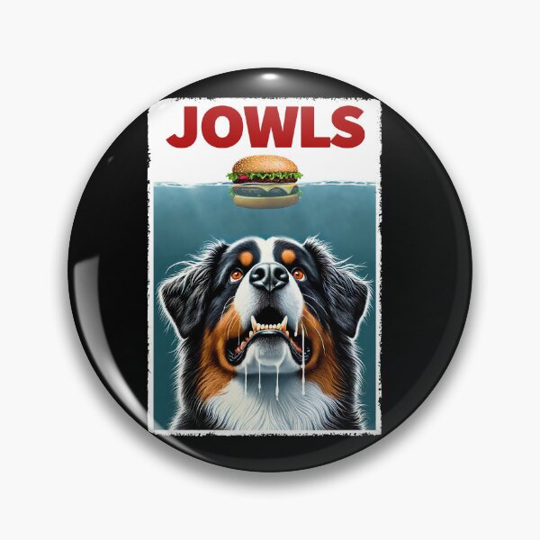 Item preview, Funny Bernese Mountain Dog and Hamburger Parody Jowls Dog Lover designed and sold by Kimberley King Art  King Art.