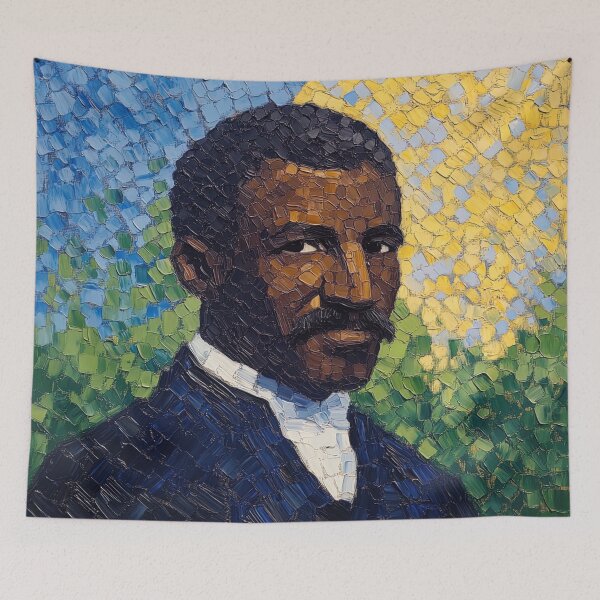 Item preview, George Washington Carver | Post-impressionist painting style designed and sold by ComicsFactory.