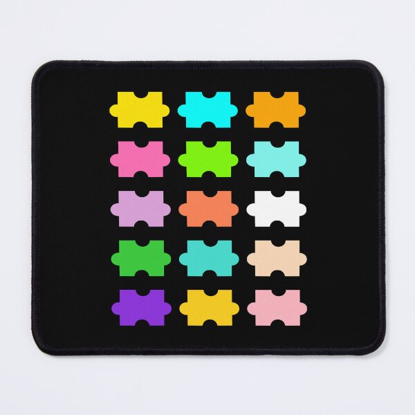Item preview, Bright Colors Puzzle Pieces designed and sold by ElevateandEmbark.