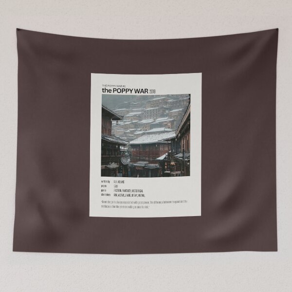 Item preview, The Poppy War - R.F Kuang (Singard streets) designed and sold by BasicArtChick.