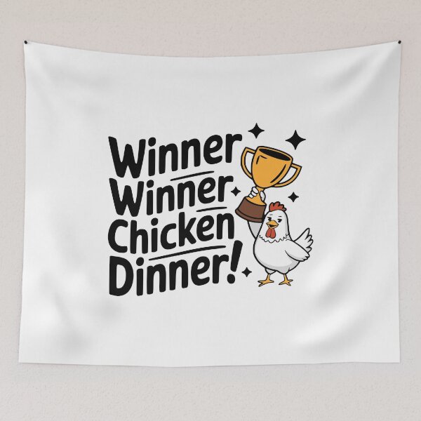 Item preview, Winner Winner Chicken Dinner! designed and sold by PMCreative.